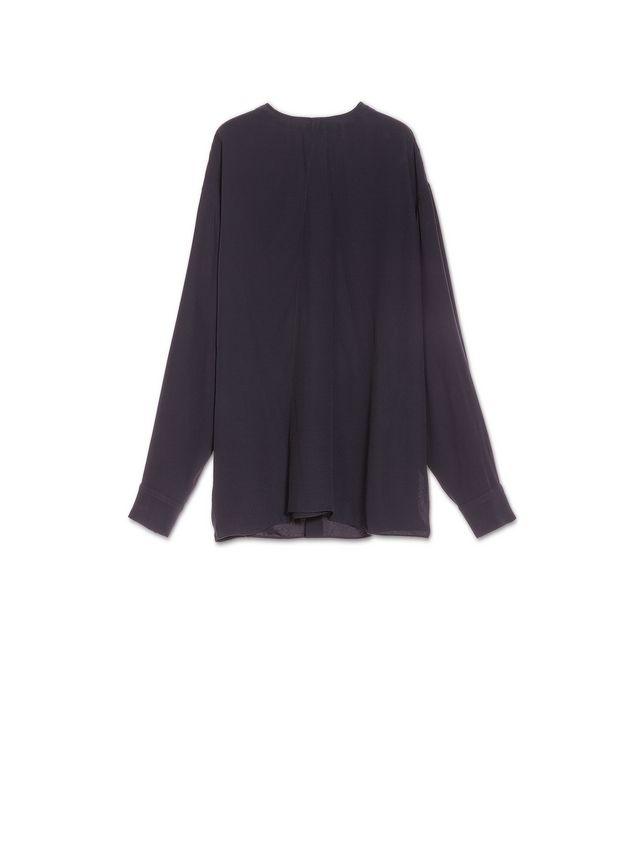Blouse In Crepe Back Satin With Drawstring ‎ from the Marni ‎Fall ...