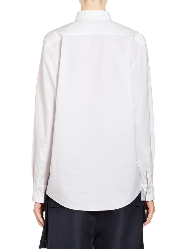 Long Sleeve Shirt Marni Blouse in coated poplin Ruth Van Beek Woman