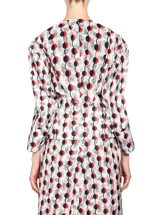 Wide Shoulder Shirt With Garland Print ‎ from the Marni ‎Fall Winter ...