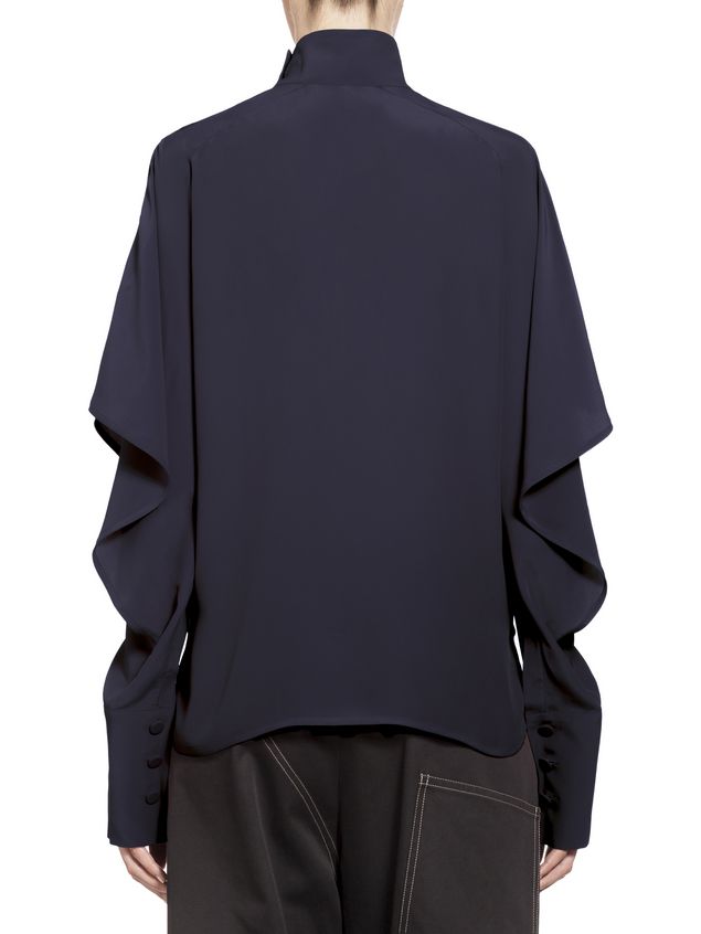 Long Sleeve Shirt Marni Washed silk acetate blouse Woman