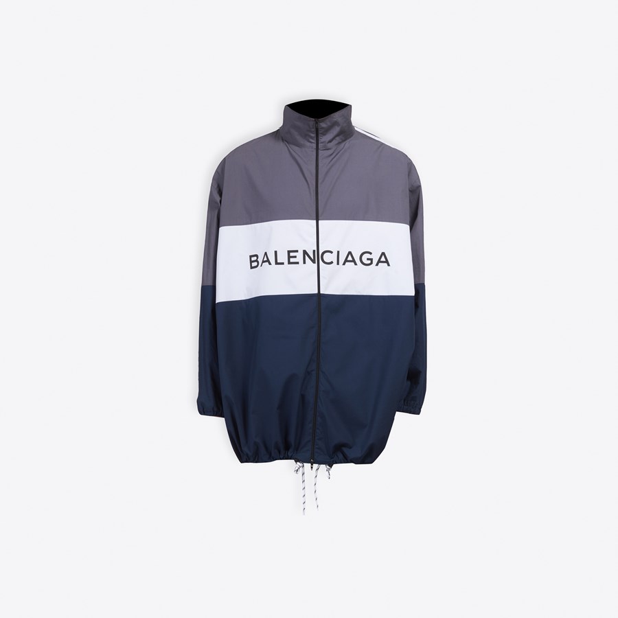 Men's Tracksuit Poplin Shirt Logo | Balenciaga