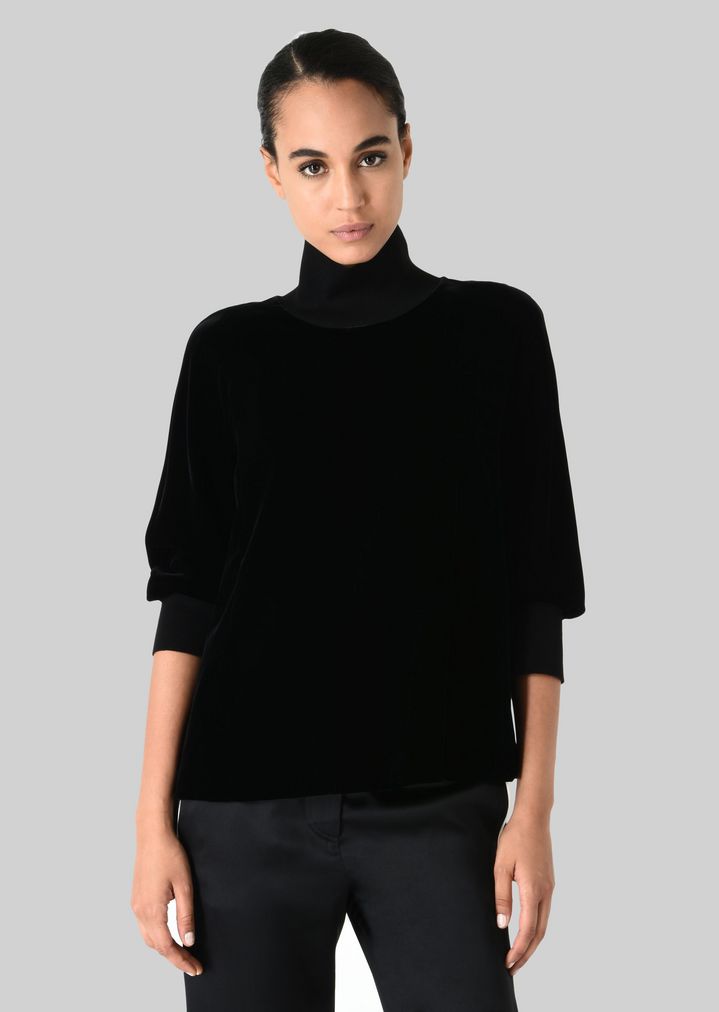 armani velvet jumper