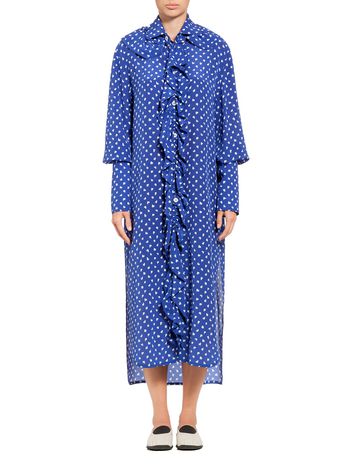 Marni Shirt in Fawn silk crêpe Woman