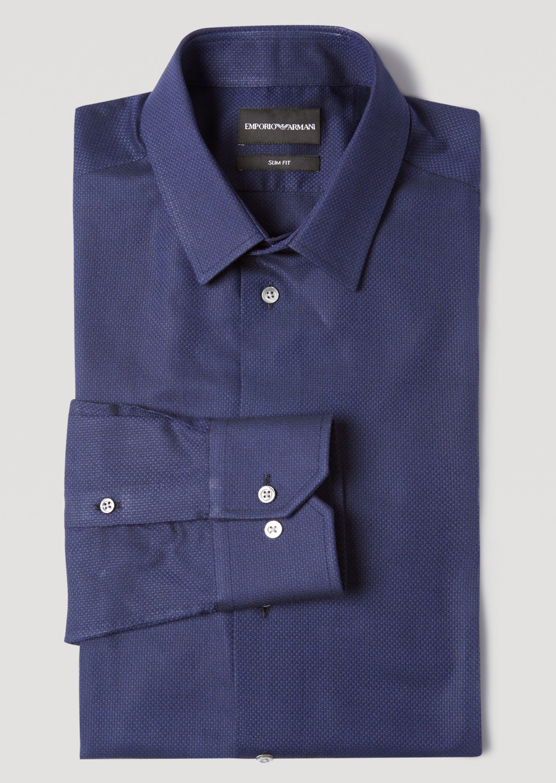 emporio armani slim fit shirt