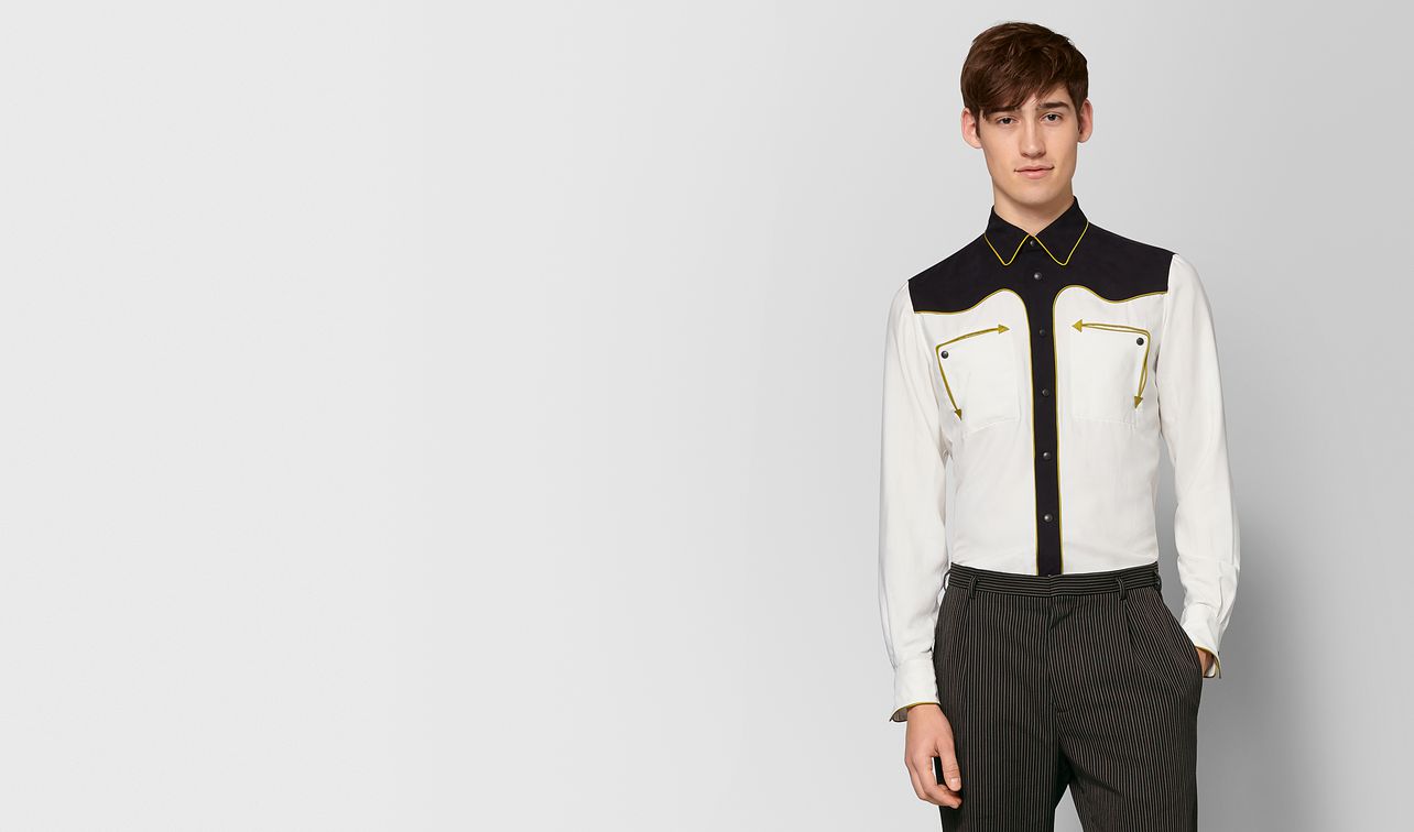 mist nero silk shirt landing