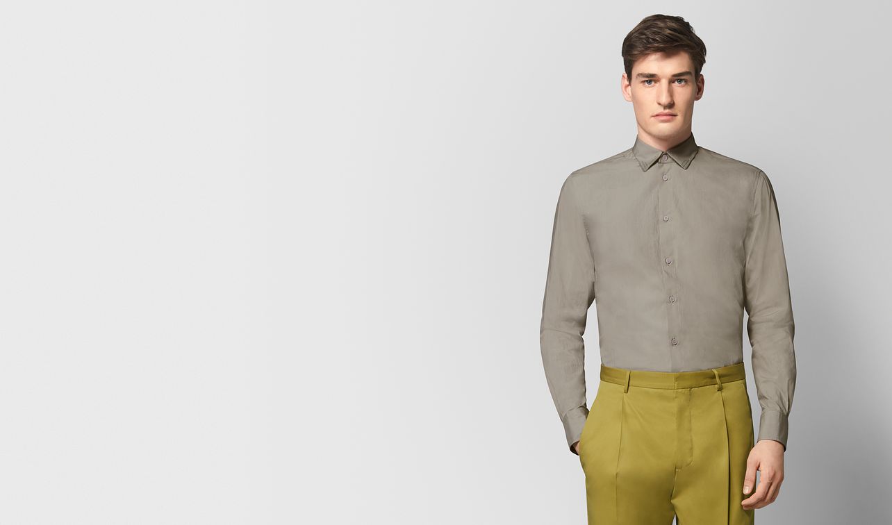 dark cement cotton shirt landing