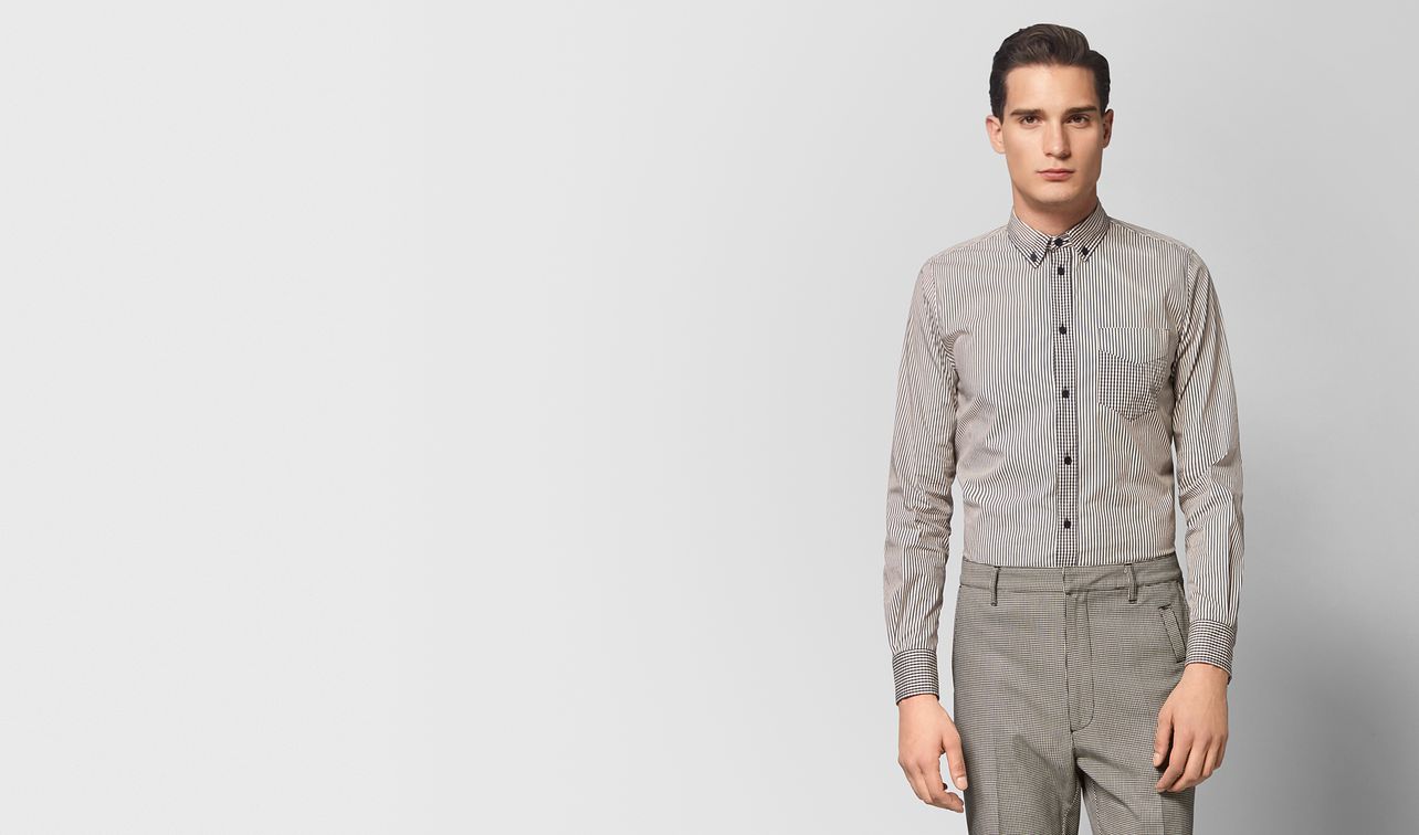 mist/nero cotton shirt landing
