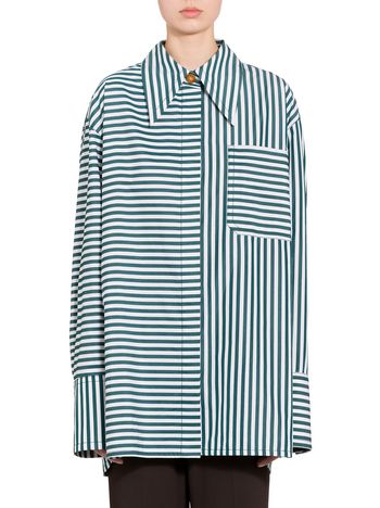 Marni Striped poplin shirt Woman