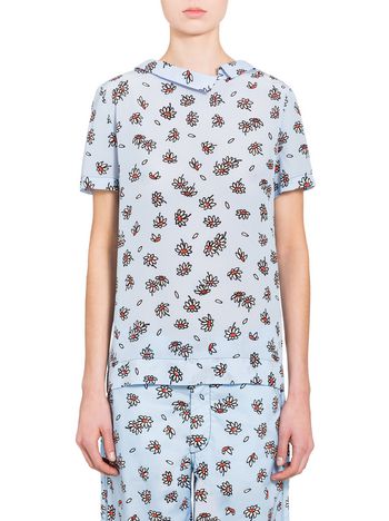 Marni Silk shirt with Frank Navin Petals print Woman