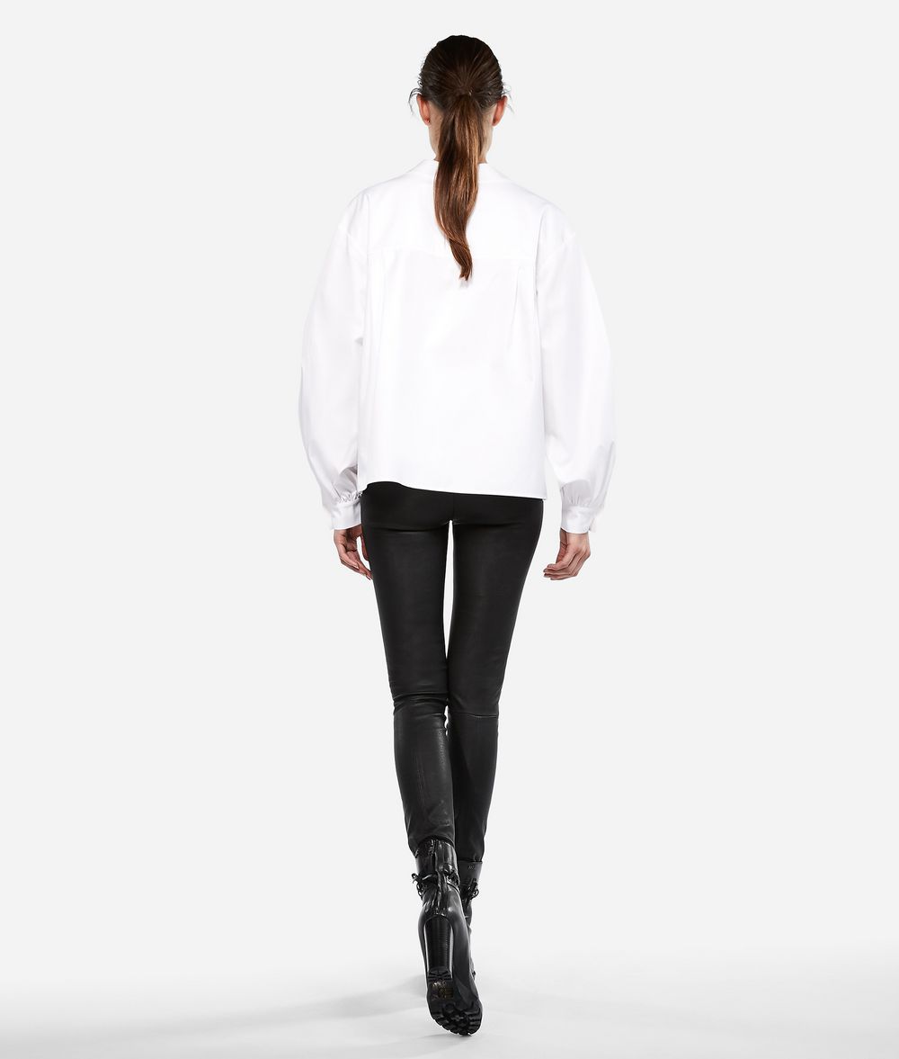 KARL LAGERFELD KARL Round Collar Shirt Blouse Woman d