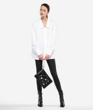 KARL LAGERFELD KARL POPLIN A-LINE SHIRT