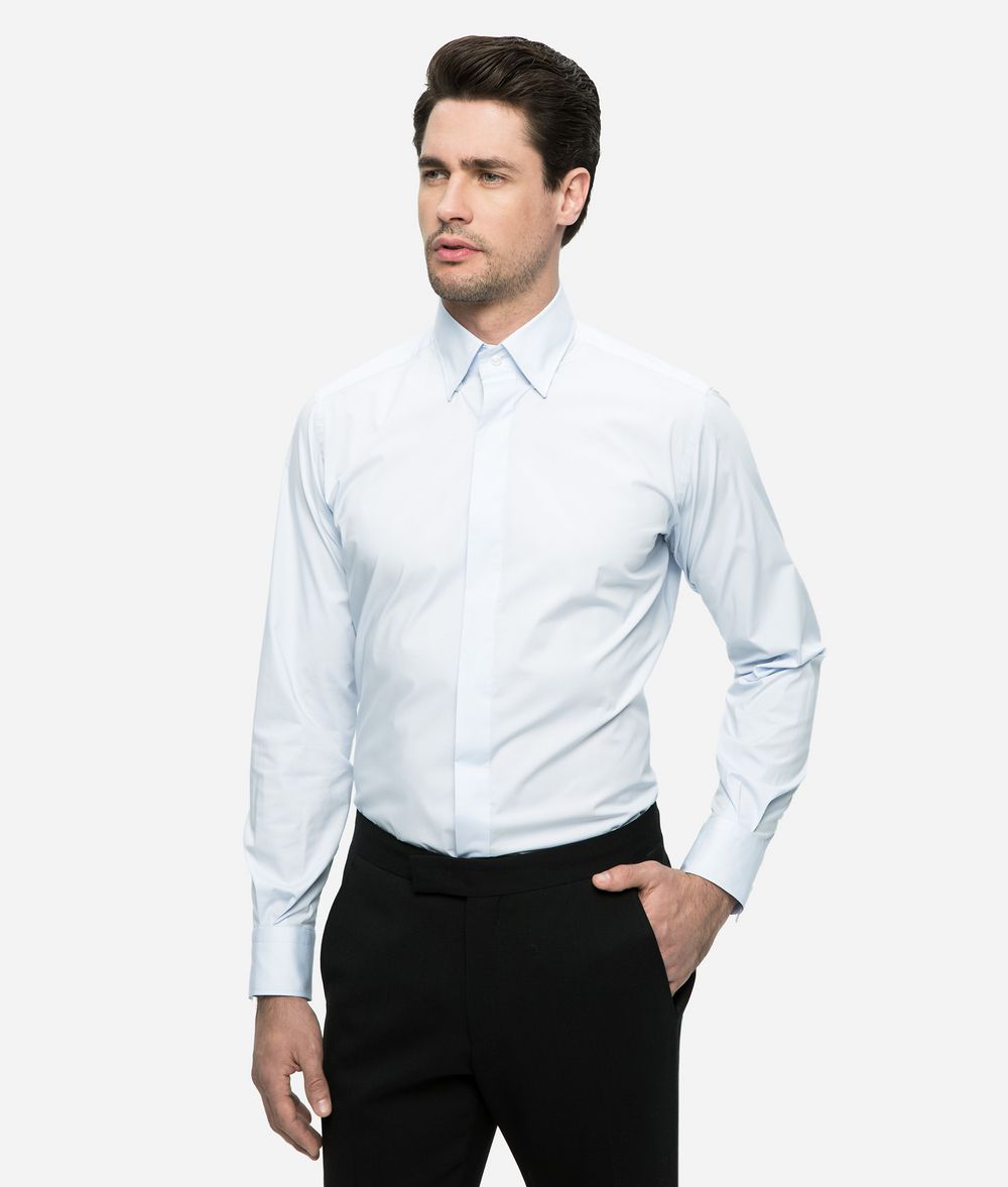 KARL LAGERFELD Poplin Shirt Shirt Man f