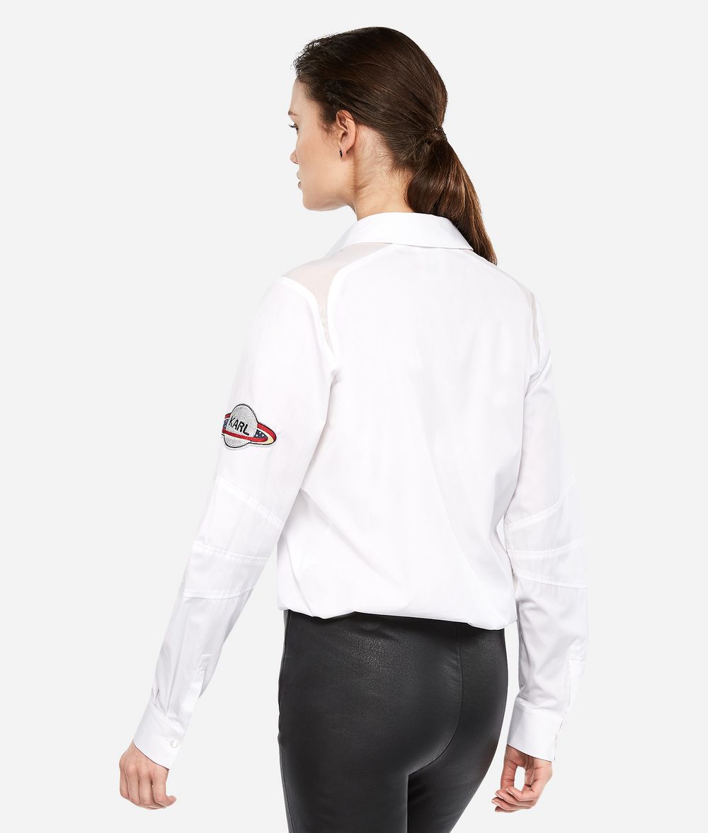 KARL LAGERFELD Karl Space Shirt Blouse Woman d