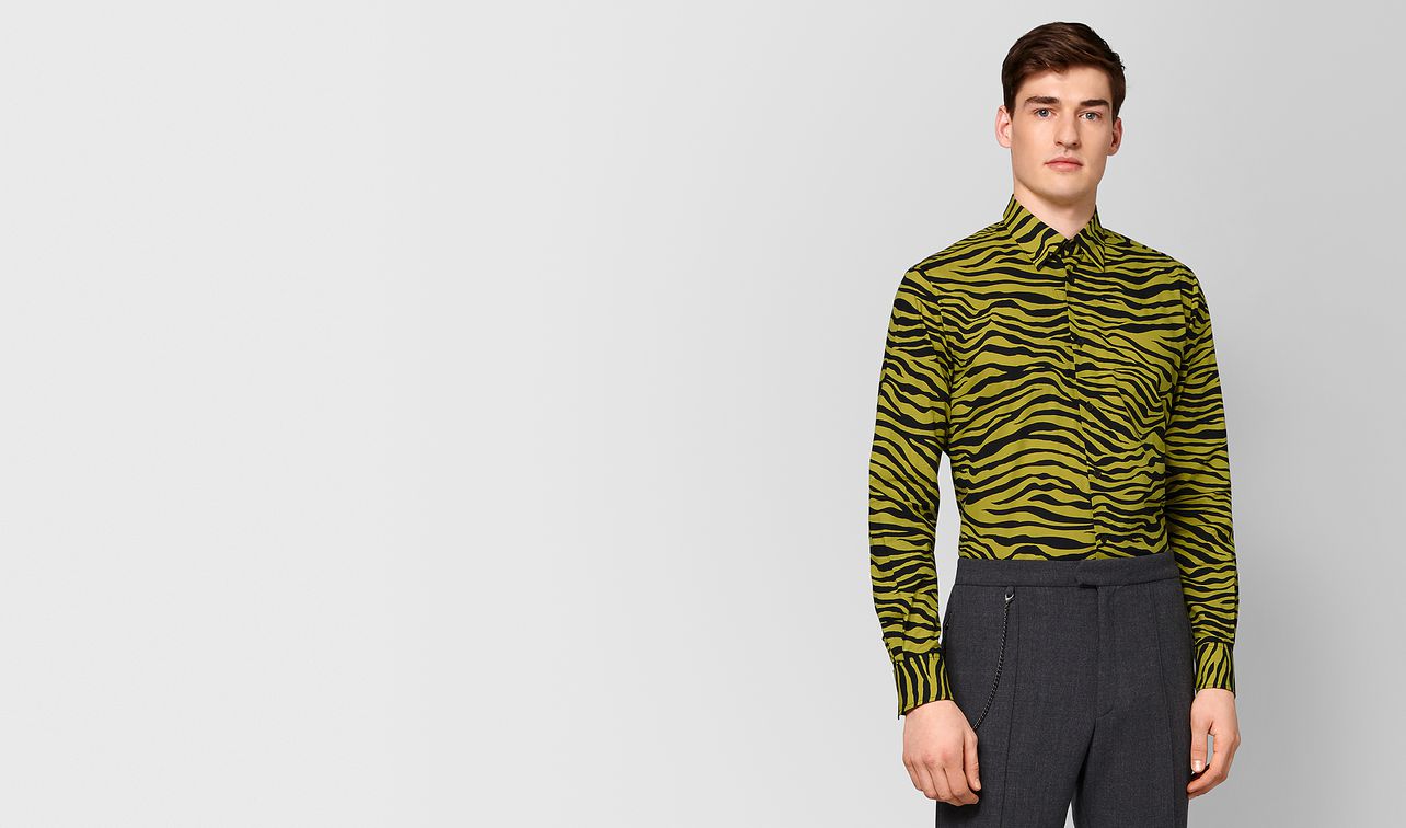dark chamomile/nero cotton shirt landing