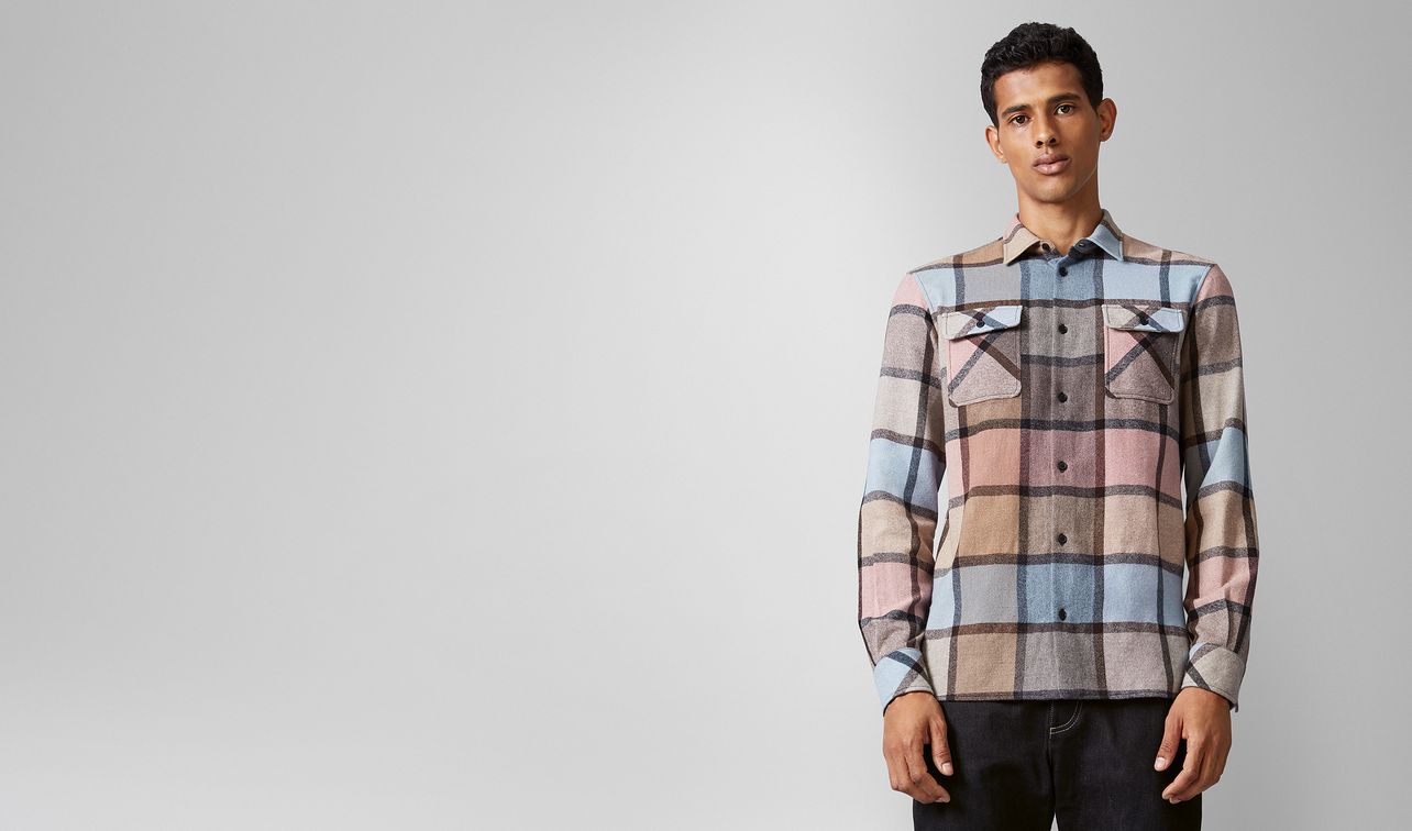 shirt in wool landing