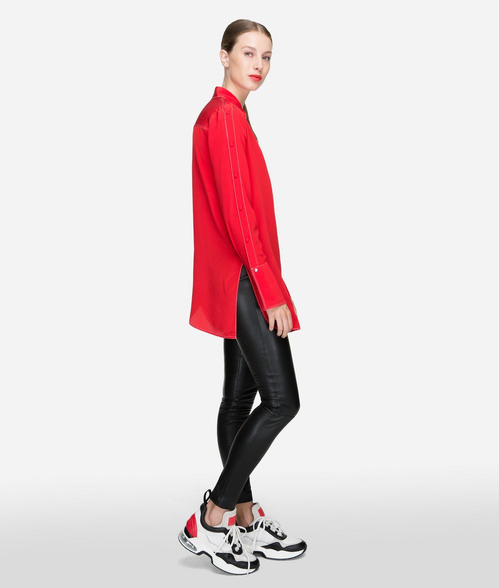 KARL LAGERFELD Tunique en soie Chemisier Femme d
