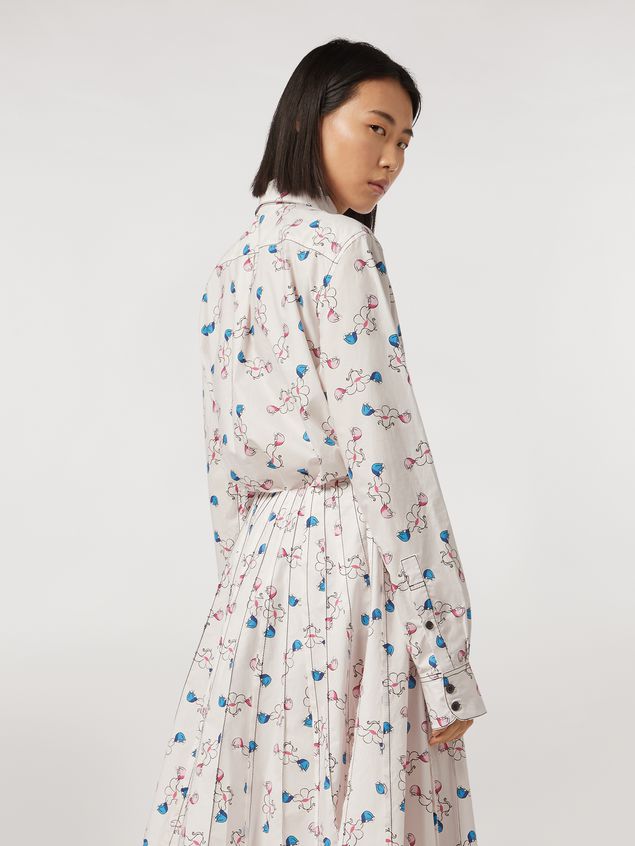 Camisa de manga larga Marni Camisa de algodón con estampado Apres-Midi de Bruno Bozzetto Mujer