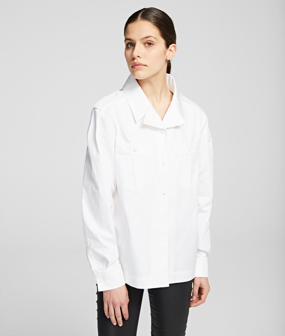 KARL LAGERFELD K/Styles Volume Shirt Blouse Woman f