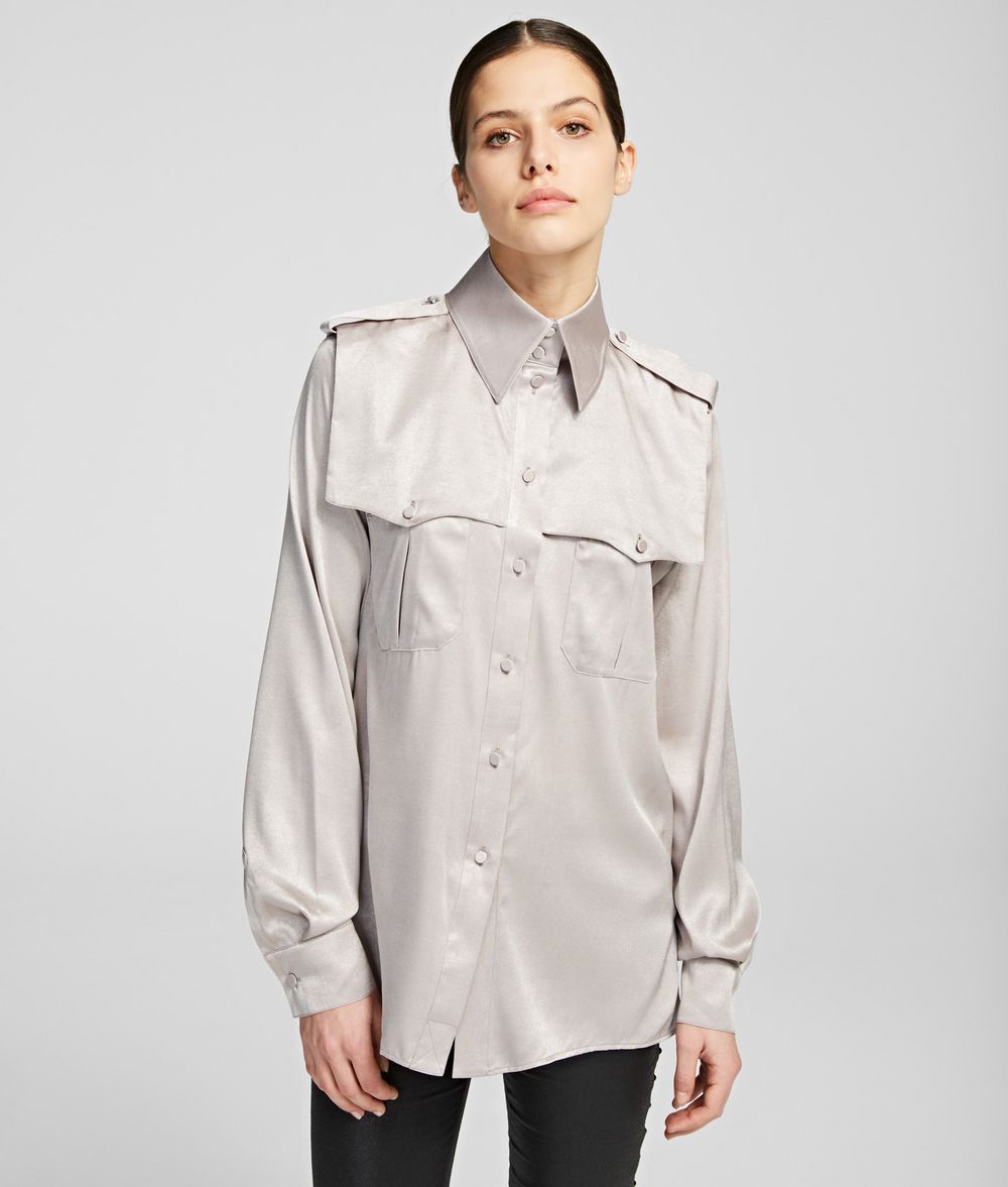 KARL LAGERFELD K/Styles Armor Shirt Blouse Woman f