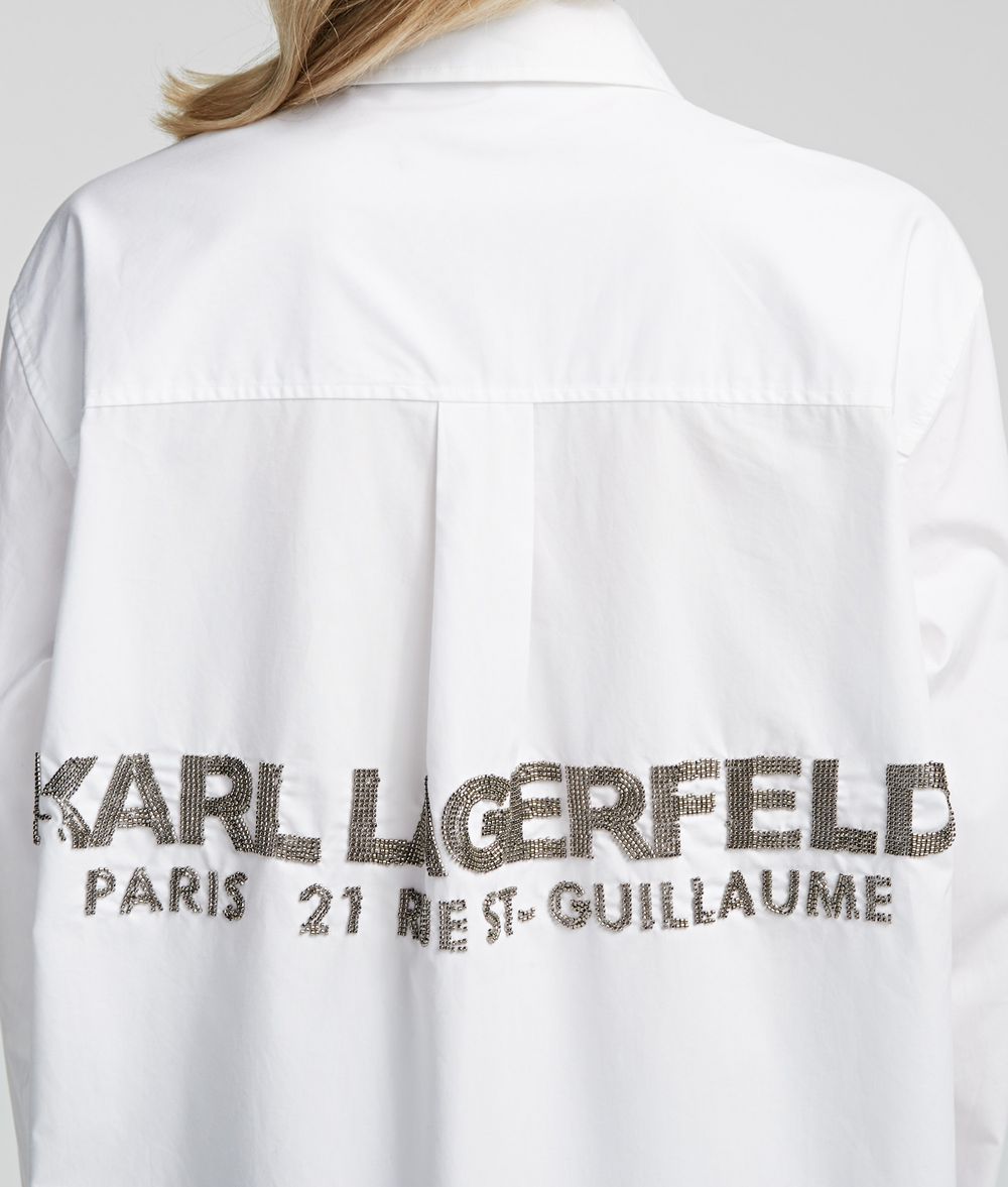 KARL LAGERFELD Karl Logo Shirt Blouse Woman d
