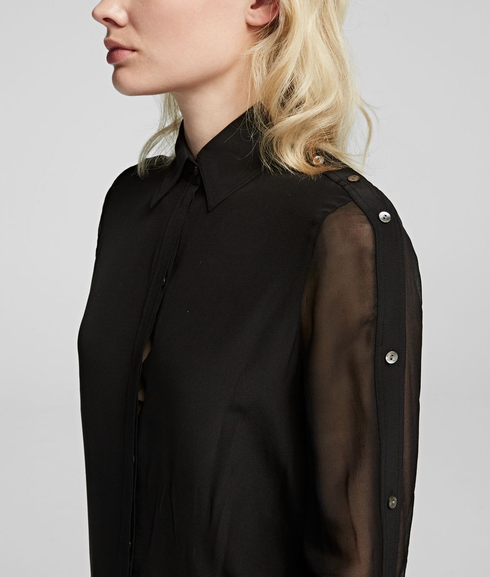 KARL LAGERFELD Silk Shirt Blouse Woman d