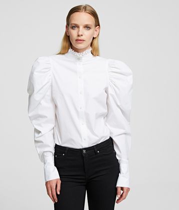 KARL LAGERFELD POPLIN BLOUSE
