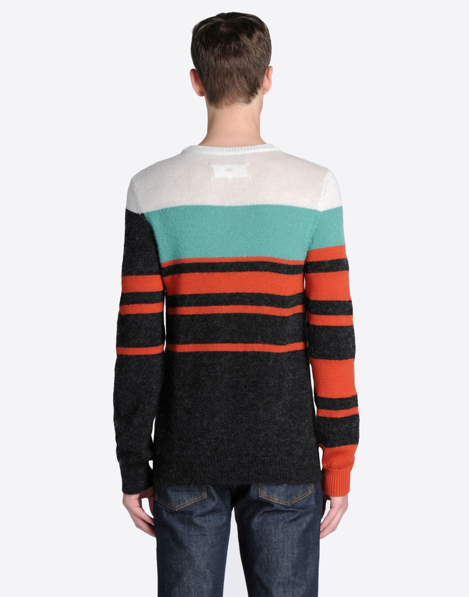 maison margiela striped sweater