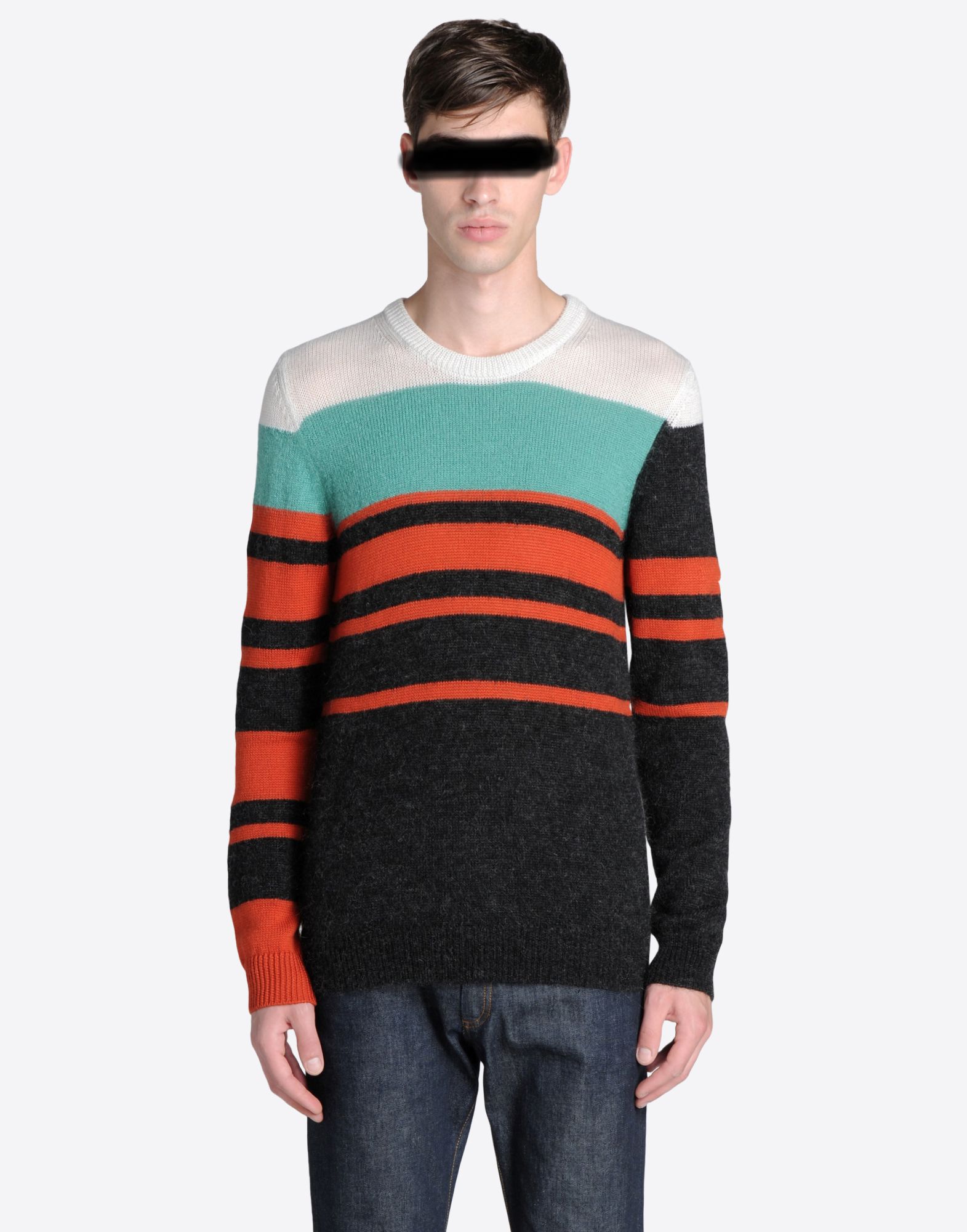 maison margiela striped sweater