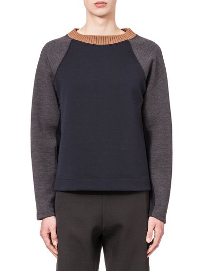 Sweater In Wool Jersey Crewneck ‎ from the Marni ‎Fall Winter 2018 ...