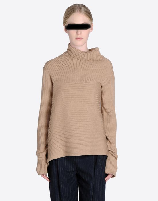 Maison Margiela ‎Asymmetric Sweater With Overlapping Panels ...