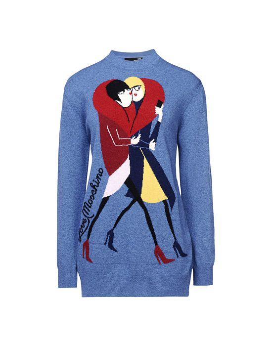 Long sleeve jumper Woman LOVE MOSCHINO Long sleeve jumper Woman LOVE MOSCHINO