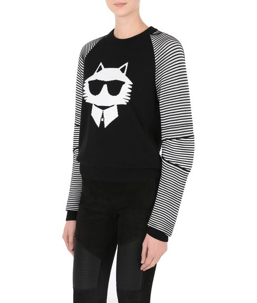KARL LAGERFELD CHOUPETTE MESH SWEATER 12_f