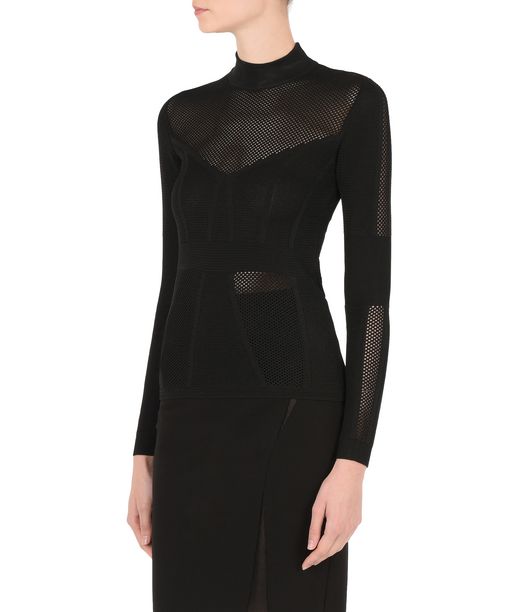 KARL LAGERFELD CORSET DETAIL KNIT SWEATER 12_f