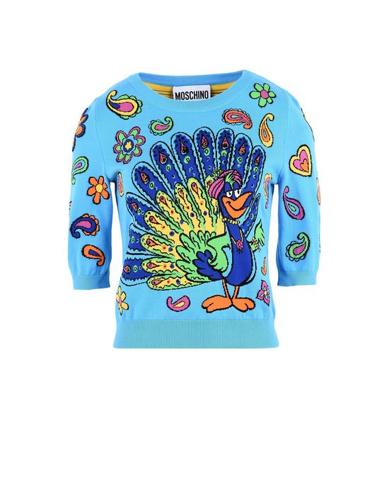Short sleeve jumper Woman MOSCHINO Short sleeve jumper Woman MOSCHINO