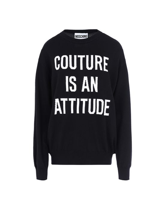 Long sleeve sweater Woman MOSCHINO Long sleeve sweater Woman MOSCHINO