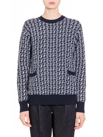 Marni Virgin wool jacquard cardigan Woman