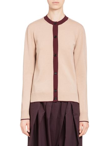 Marni Stocking-stitched cashmere cardigan Woman
