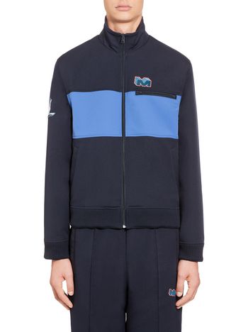 Marni Sweatshirt in polyester taffeta with Marni logo Man