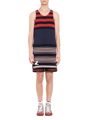 Marni Crewneck knit in striped cotton Man