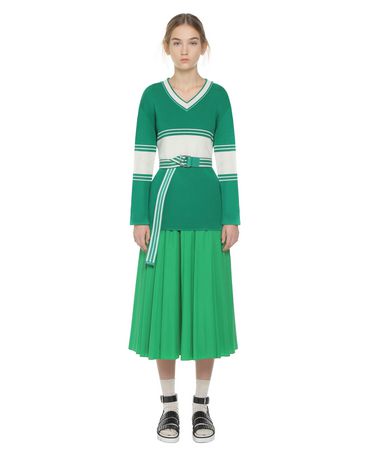REDValentino Wollpullover mit Blockfarben-Muster