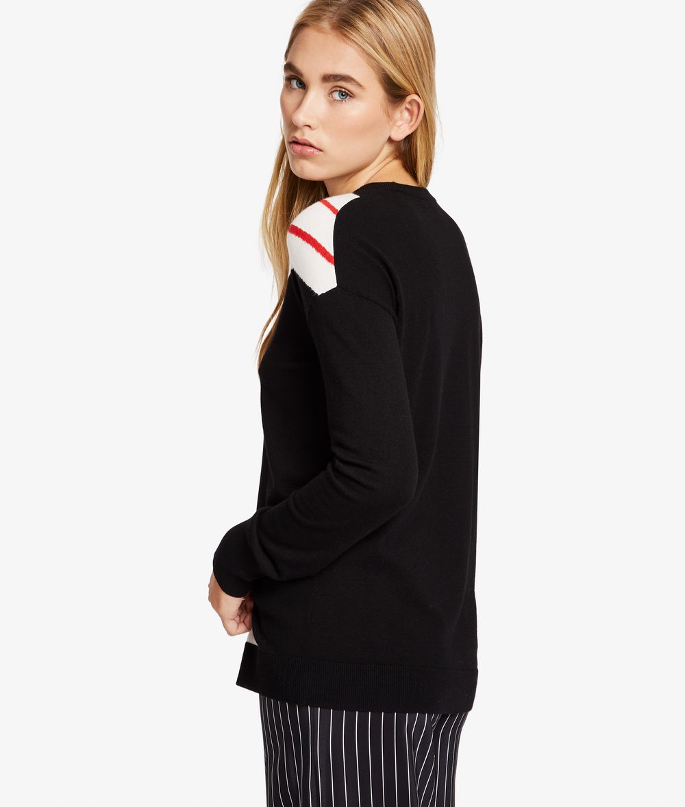 KARL LAGERFELD Strickpullover K/Stripes Pullover Damen d