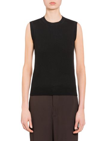 Marni Virgin wool top with Frank Navin print Woman