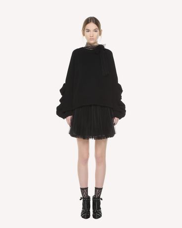REDValentino Ruffles detail wool blend jumper
