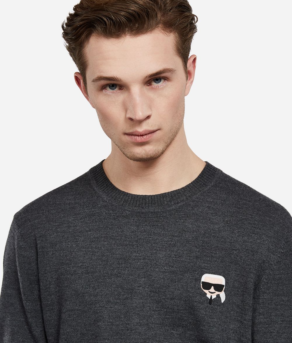 KARL LAGERFELD K/アイコニック ウール セーター セーター メンズ d