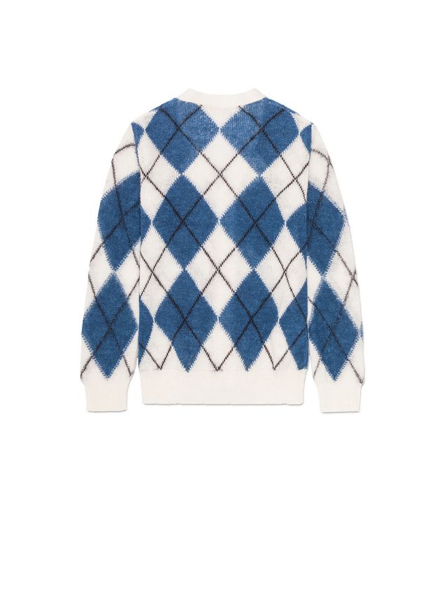 Long Sleeve Cardigan Marni WOOL RHOMBUS CARDIGAN Man