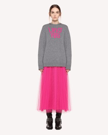 REDValentino Wool jacquard “Love You” jumper