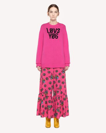REDValentino Wool jacquard “Love You” jumper