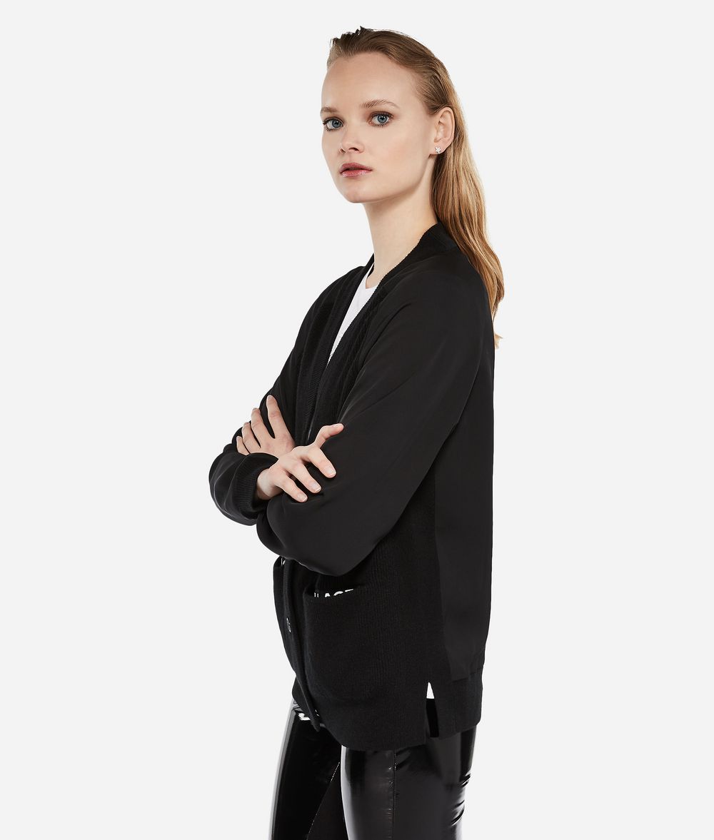 KARL LAGERFELD Cardigan aus Kaschmir Cardigan Damen d
