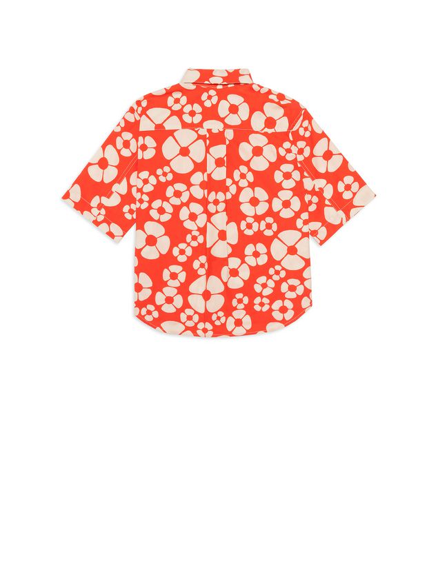 Short Sleeve Shirt Marni SHORT-SLEEVES SHIRT IN WOODSTOCK PRINTED COTTON POPELINE Man