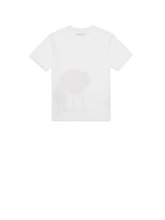 Short Sleeve T-Shirt Marni Cotton T-shirt with Woolly Friends print Man